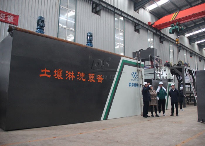土壤淋洗設(shè)備客戶來(lái)訪 土壤淋洗設(shè)備客戶來(lái)訪